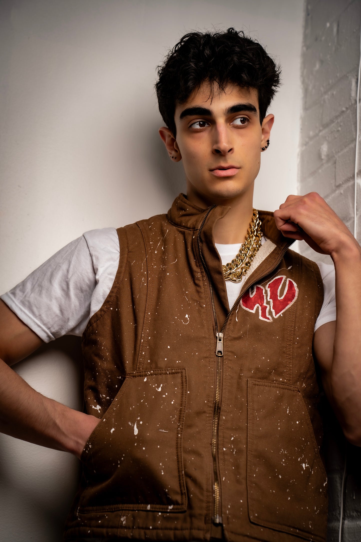 Heartless Vintage Sherpa Lined Vest