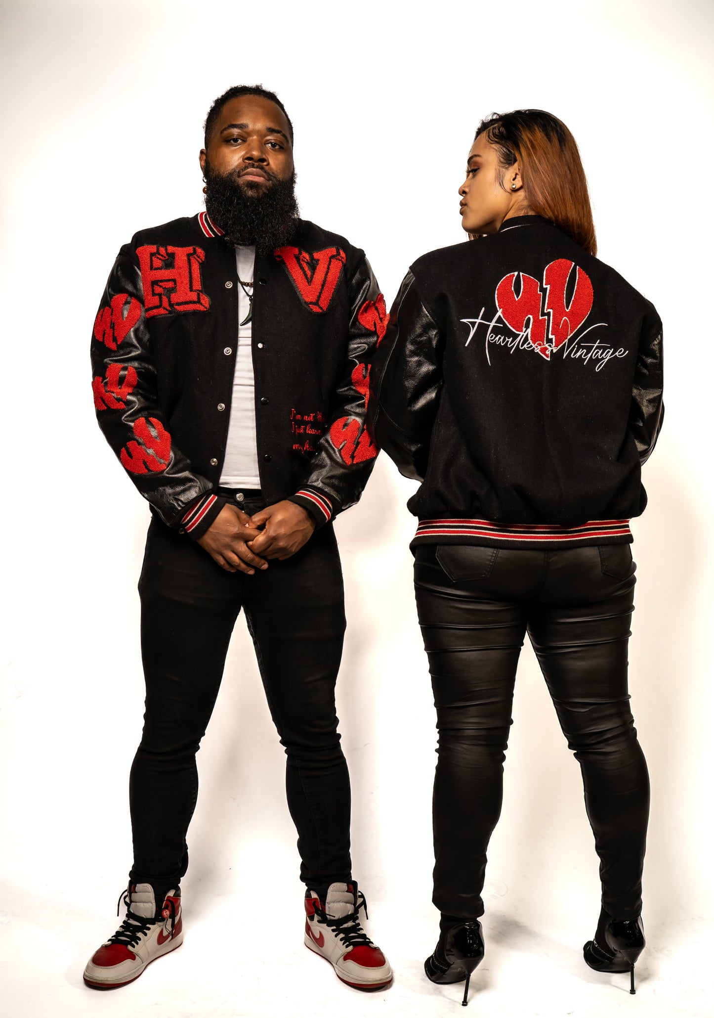 Hearts On My Sleeve Varsity Jacket