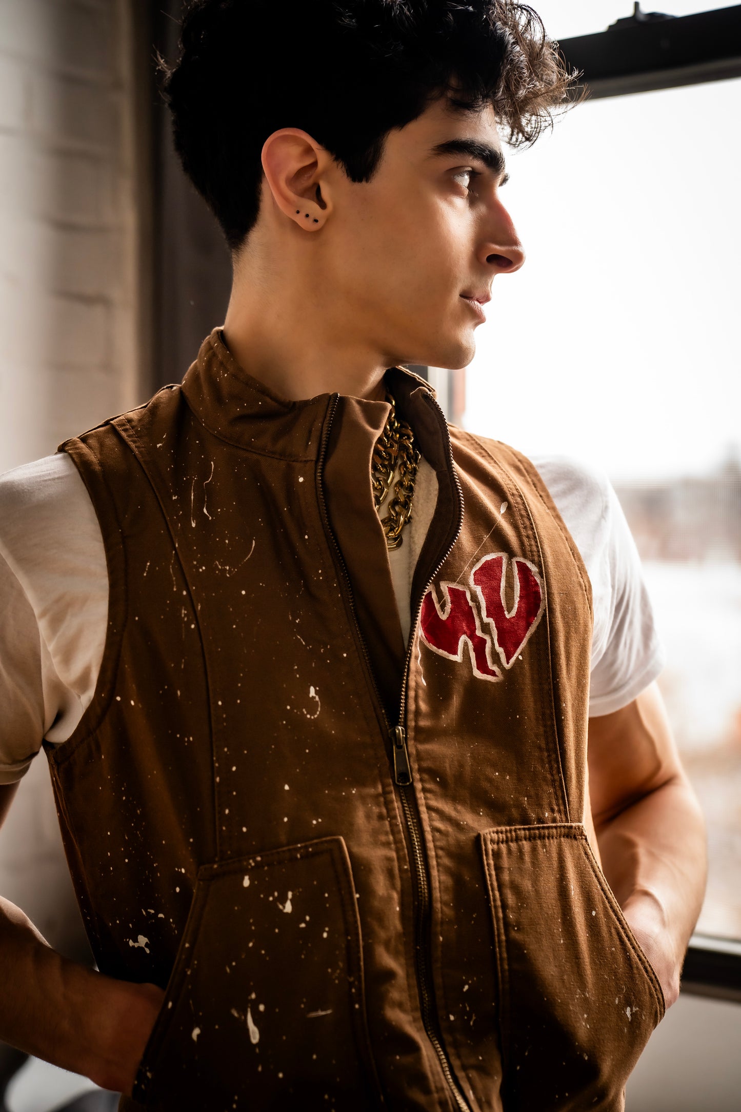 Heartless Vintage Sherpa Lined Vest