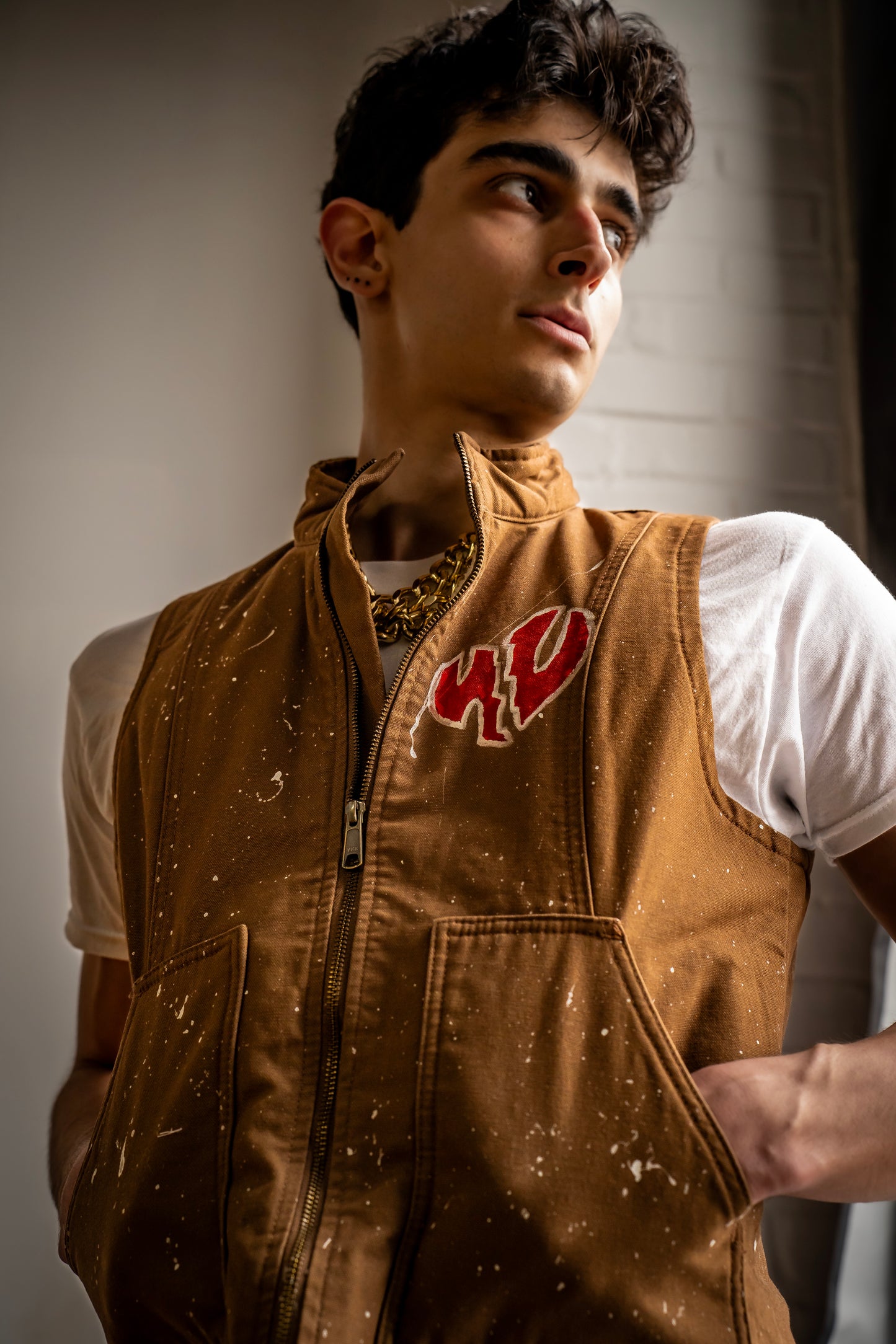 Heartless Vintage Sherpa Lined Vest