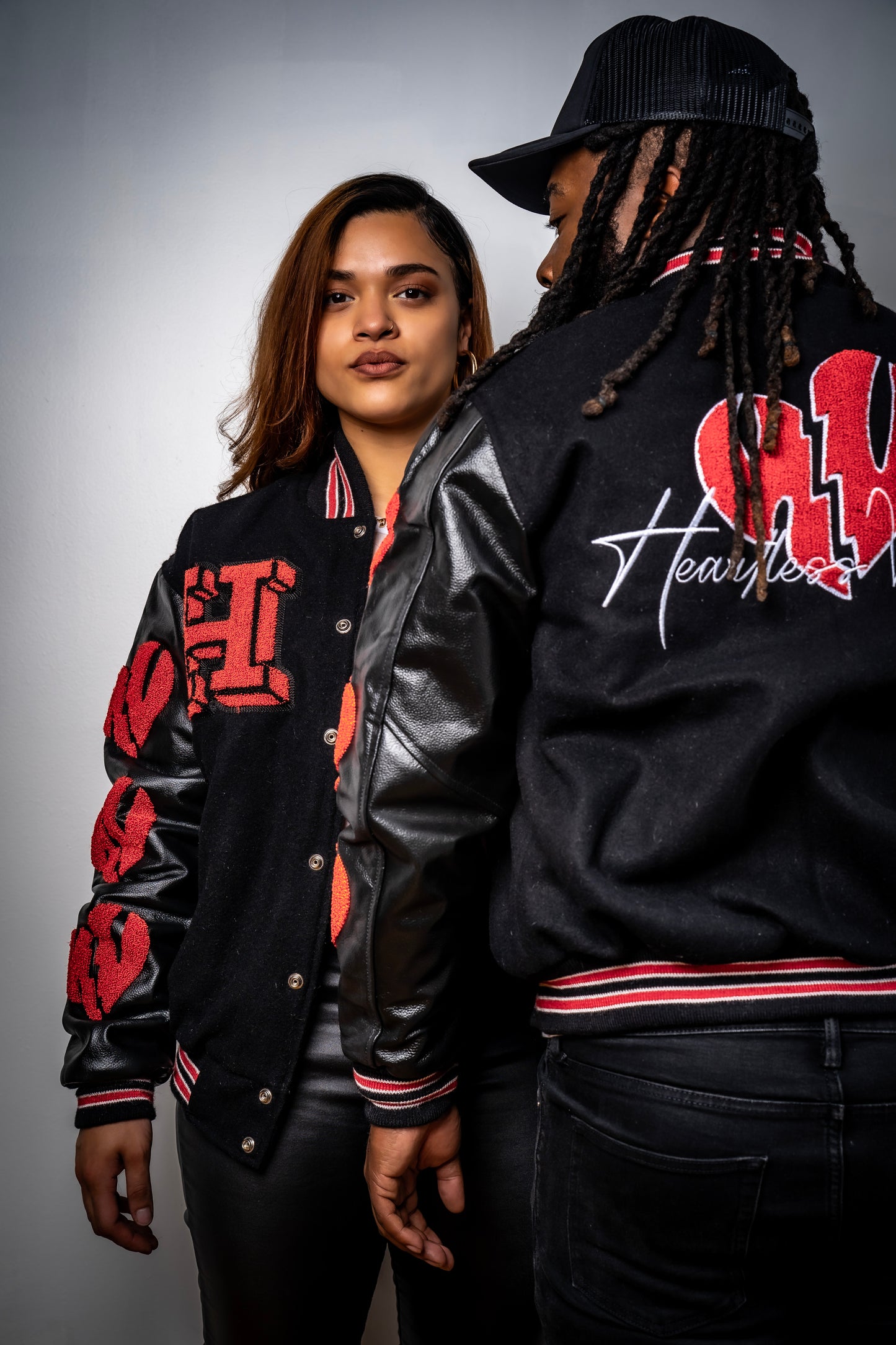 Hearts On My Sleeve Varsity Jacket