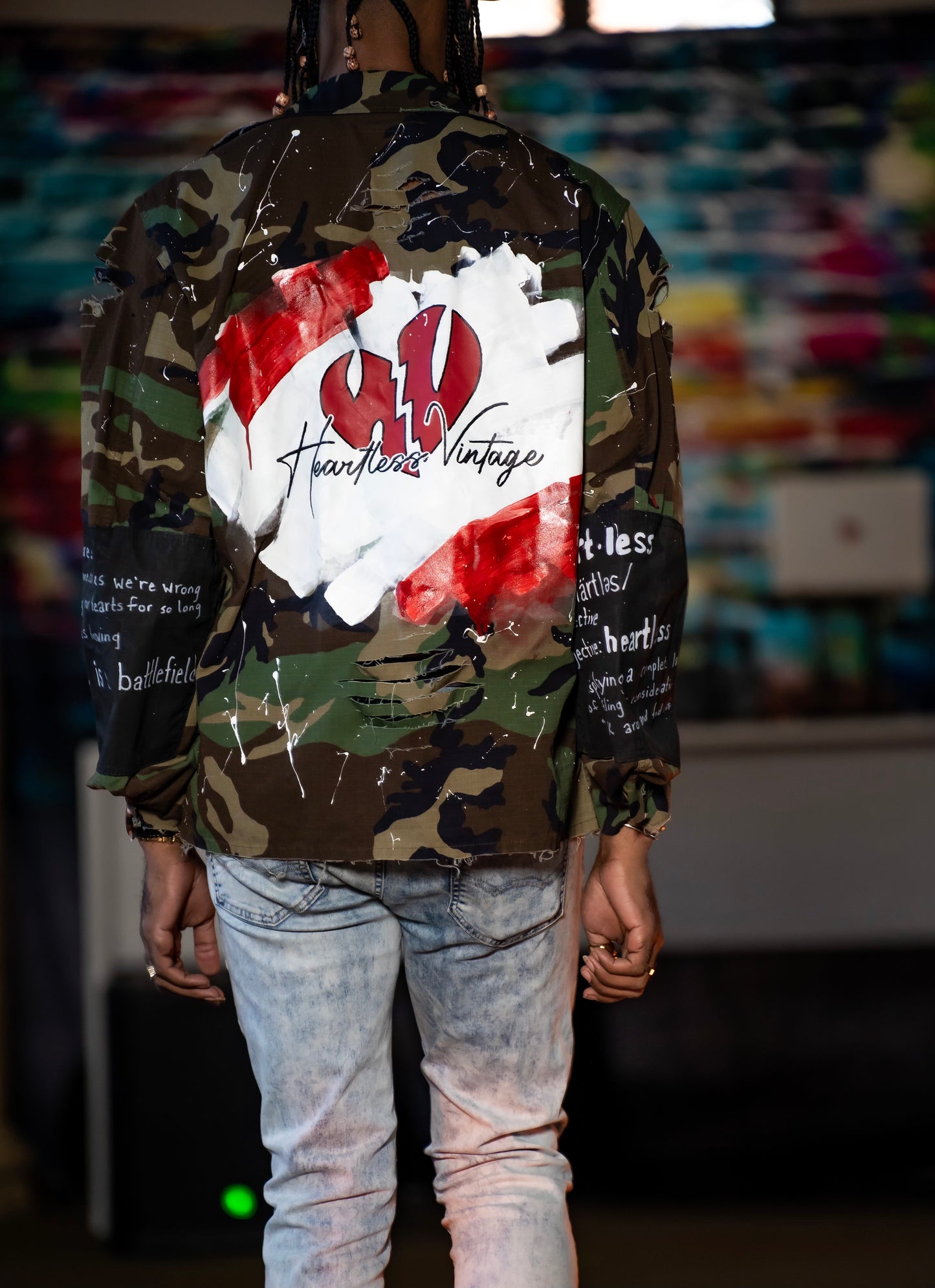Love Is A Battlefield Camo Jacket