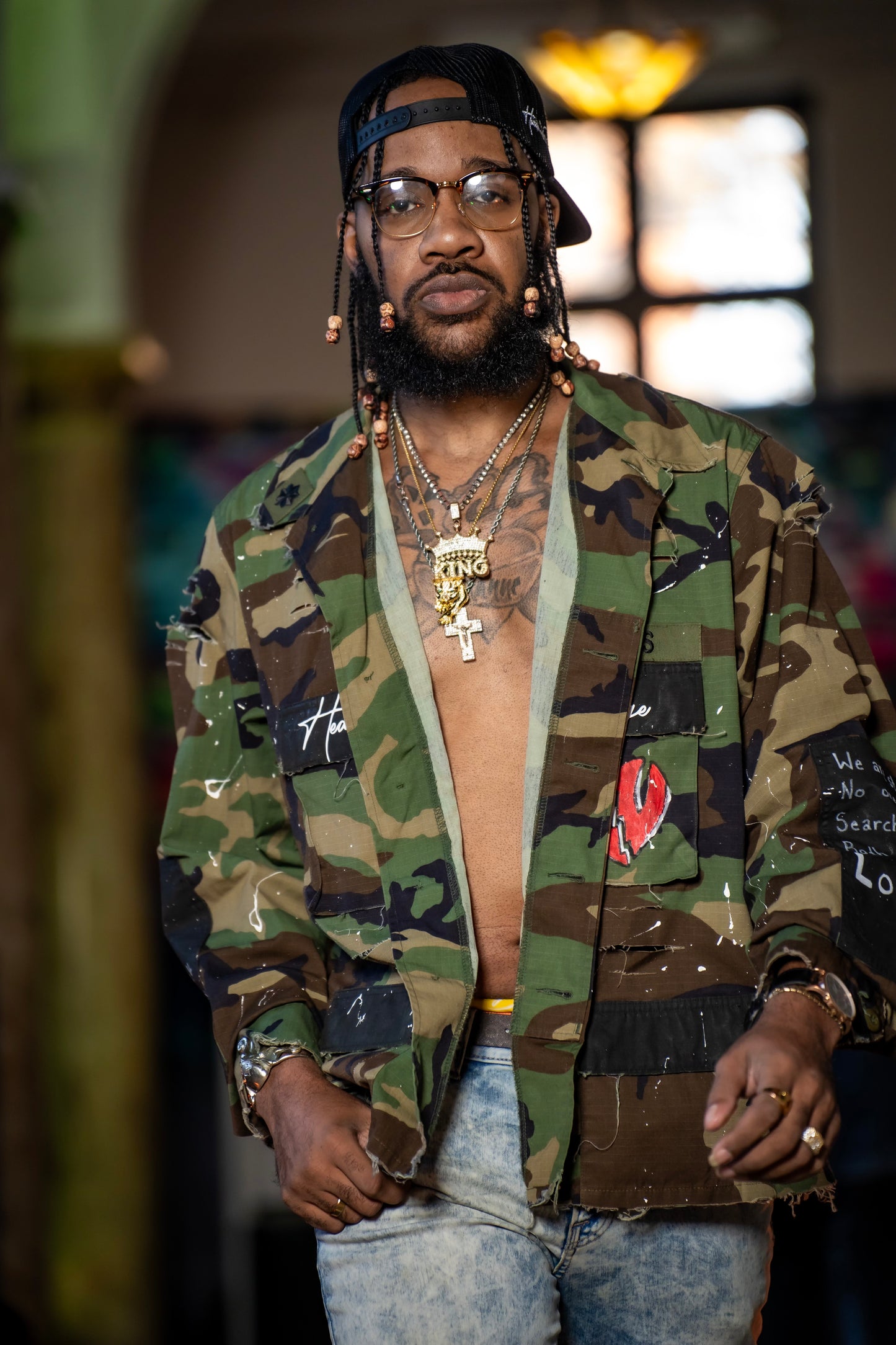 Love Is A Battlefield Camo Jacket
